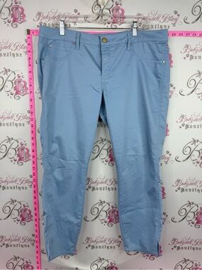 RW&CO. Pants jegging Natalie Pale Blue Straight Leg Pants